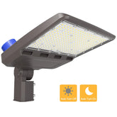 G GJIA 150W, 21,000LM LED Parking Lot Lights with Slip Fitters, Dusk-to-Dawn